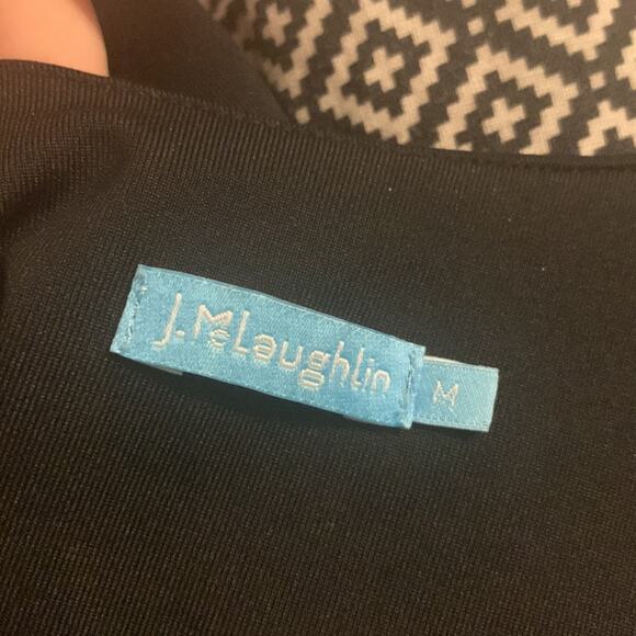 J. McLaughlin Catalina cloth top linen skirt printed dress sz m - Picture 6 of 6